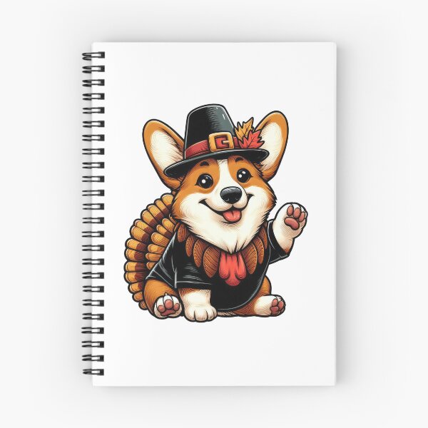 Item preview, Corgi Dog Thanksgiving designed and sold by doodIllustrate.