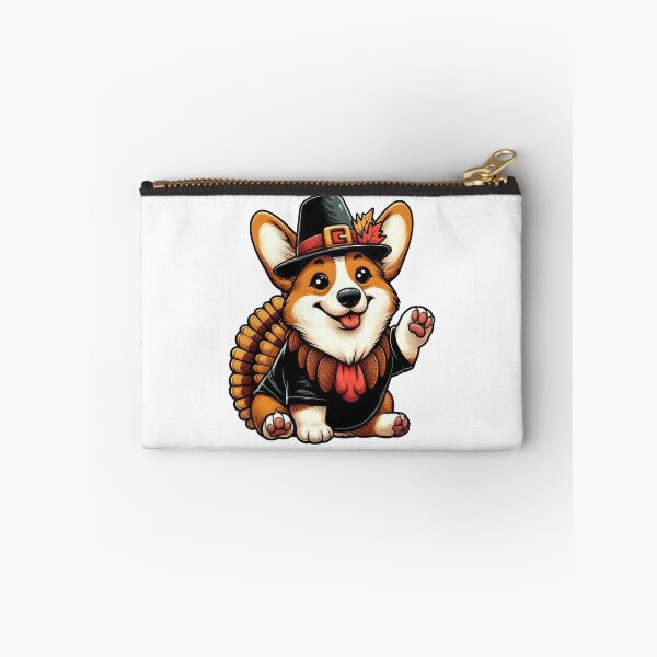 Item preview, Corgi Dog Thanksgiving designed and sold by doodIllustrate.