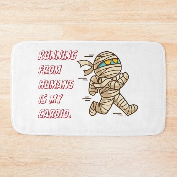 Item preview, Running From Humans Is My Cardio Halloween mummy designed and sold by Trendzset.