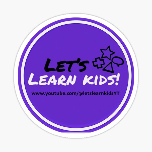 Item preview, Let's Learn kids! YouTube merchandise: @letslearnkidsYT designed and sold by PSST-Design.