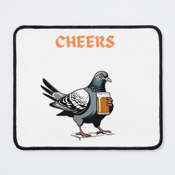 Item preview, cool pigeon drink beer CHEERS!! designed and sold by LOveStOrSidE.