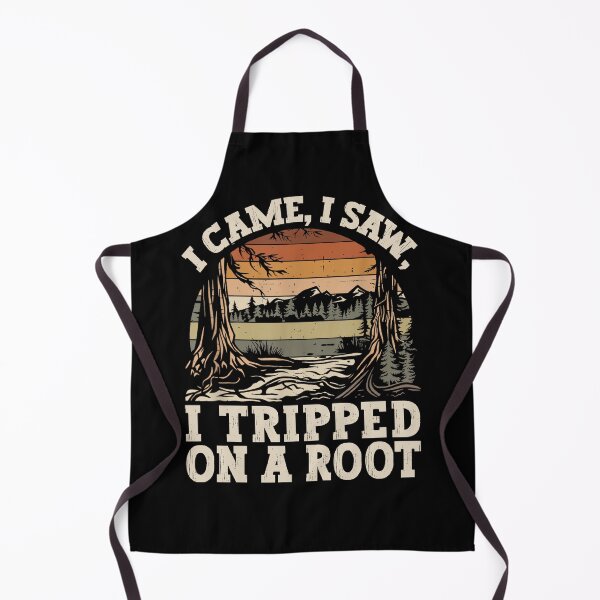 Item preview, I Came I Saw I Tripped On A Root Vintage Hiking Camping T-Shirt designed and sold by Stick It Up!!%.