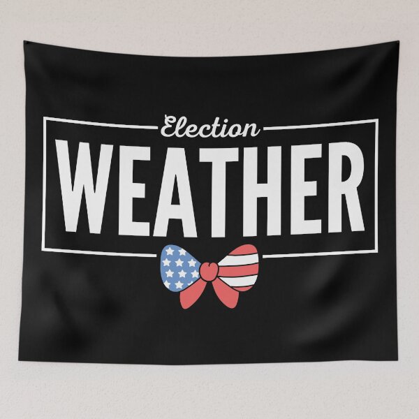 Item preview, Election weather - cute patriotic bow designed and sold by EvergreenWhimsy.