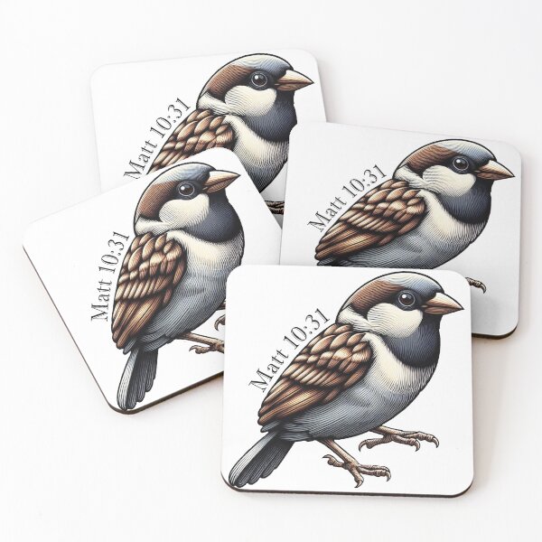 Item preview, Sparrow - Matthew 10:31 designed and sold by VernierCreative.