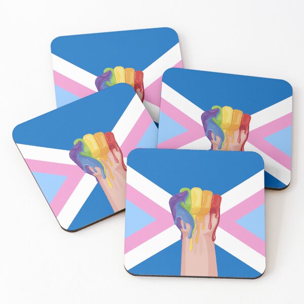 Item preview, Trans Pride Scotland Flag designed and sold by alocadastark.