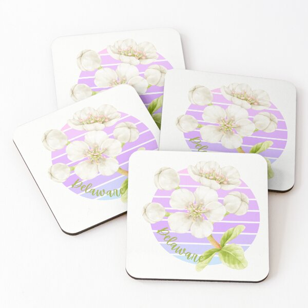 Item preview, Delaware State Flower Peach Blossom Classic T-shirt Sticker designed and sold by ThinkNature!.