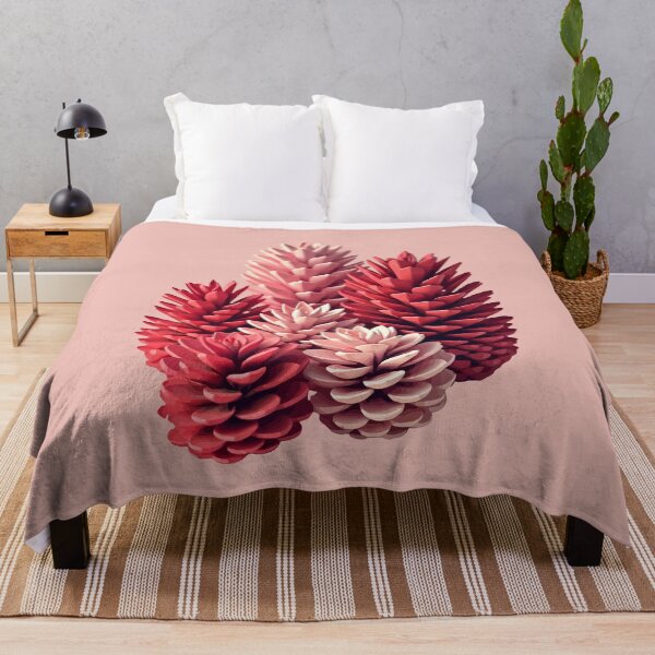 Item preview, Pinecones In Pink MId-Century Modern Kitschy Design Cut Out designed and sold by taiche.