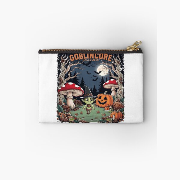 Item preview, Halloween Goblincore enchanted forest goblin full moon designed and sold by DorineDesign.