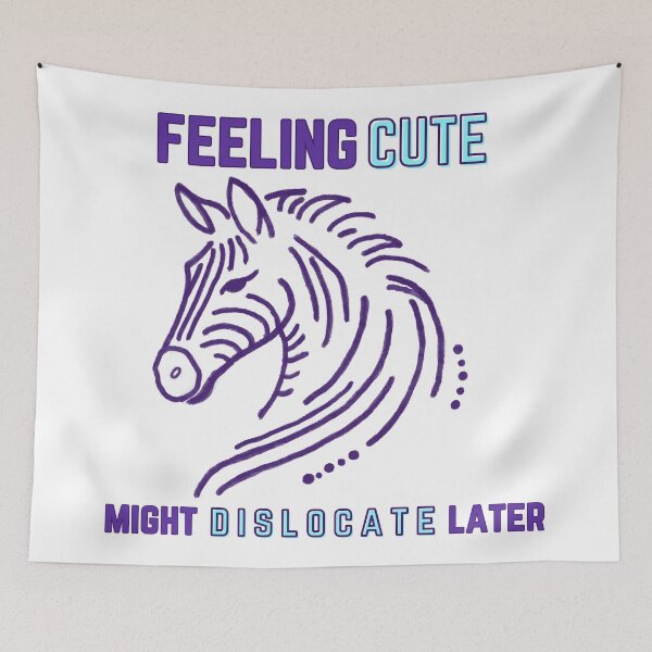 Item preview, Feeling Cute - EDS Zebra designed and sold by DoodleBeeb.