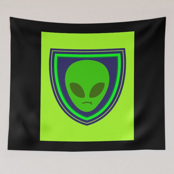 Item preview, ALIEN GRAPHIC ALIEN BADGE DESIGN  designed and sold by OnlineTshirtMan.