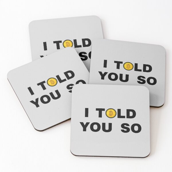 Item preview, Bitcoin I told you so designed and sold by sheelatewatia.