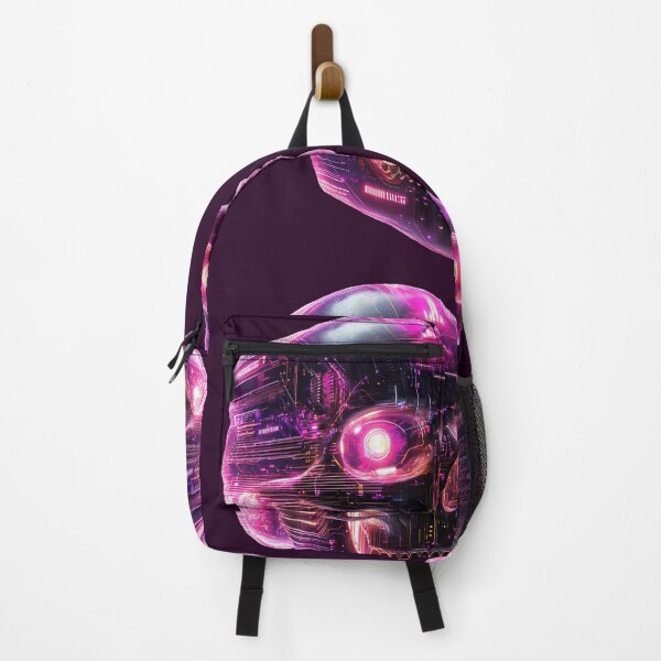 Item preview, Neon Glowing Cyber Skull Design designed and sold by PixelReverb.