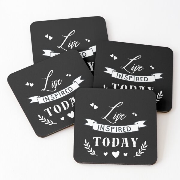 Item preview, Live Inspired Today | Motivational Quote Design | Positive Living Apparel designed and sold by CALMEVO.