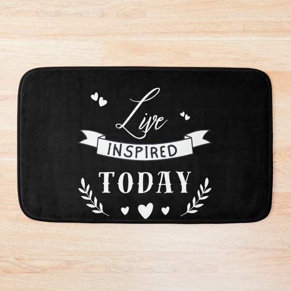Item preview, Live Inspired Today | Motivational Quote Design | Positive Living Apparel designed and sold by CALMEVO.