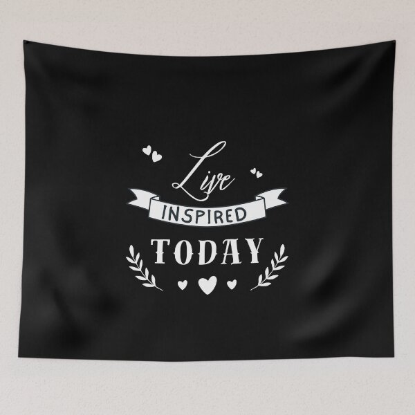 Item preview, Live Inspired Today | Motivational Quote Design | Positive Living Apparel designed and sold by CALMEVO.