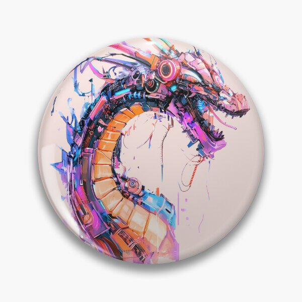 Item preview, Cyberpunk Mecha Dragon designed and sold by PixelReverb.