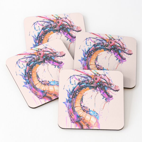 Item preview, Cyberpunk Mecha Dragon designed and sold by PixelReverb.