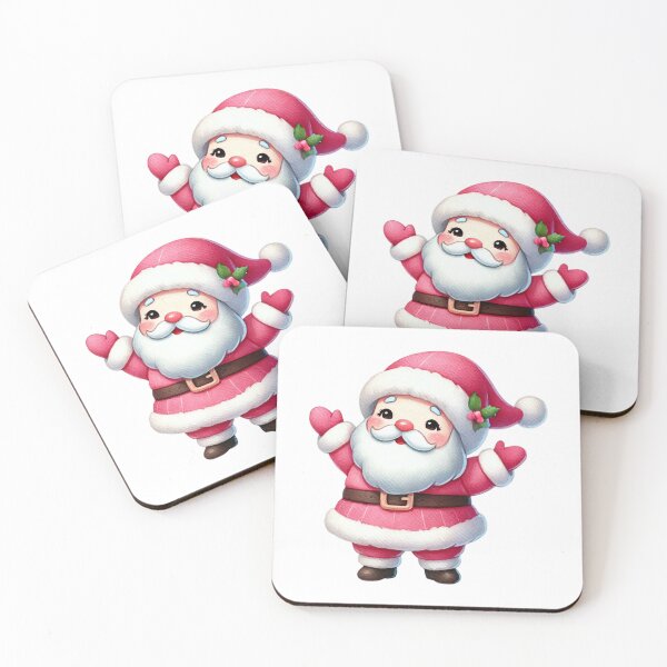 Item preview, Adorable Santa in Pink Outfit designed and sold by Little Care Studio.