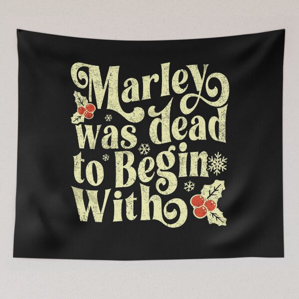Item preview, Marley was dead to begin with designed and sold by PrettyInk.