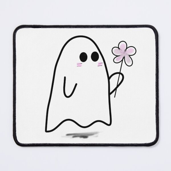 Item preview, Phantom Flora - Adorable Ghost Holding Flower designed and sold by Lu7u.