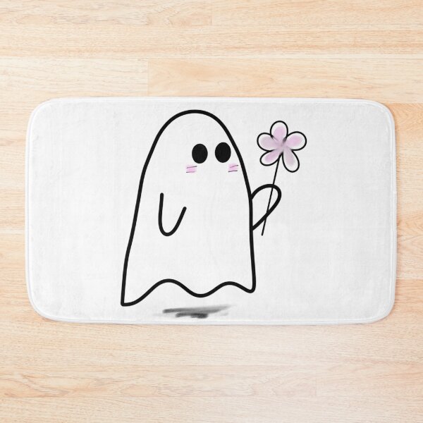 Item preview, Phantom Flora - Adorable Ghost Holding Flower designed and sold by Lu7u.