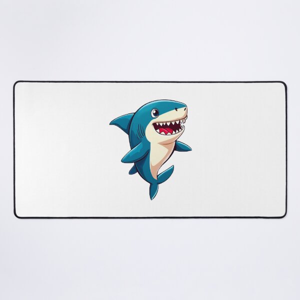 Item preview, Funny and Cute Anime Bull Shark designed and sold by ThreeftlyPicks.