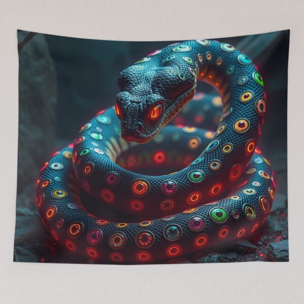 Item preview, Snake Pattern #44 designed and sold by Kaleidoscope Print.