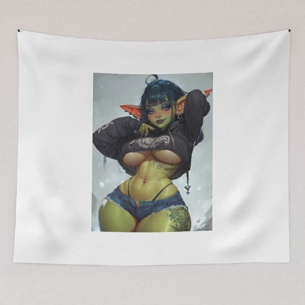Item preview, Cute Orc Girl designed and sold by Aiisnotart.
