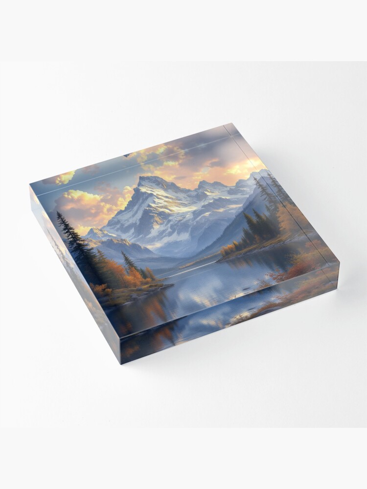 Thumbnail 3 of 5, Acrylic Block, Peaceful and Calm designed and sold by LenCarol.