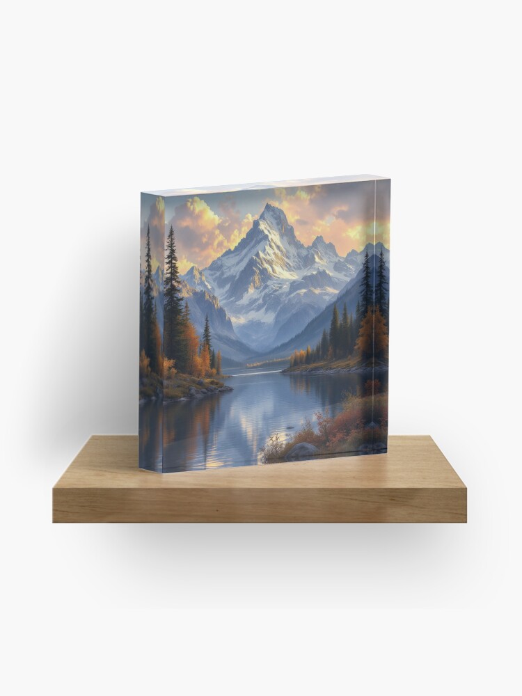 Thumbnail 1 of 5, Acrylic Block, Peaceful and Calm designed and sold by LenCarol.