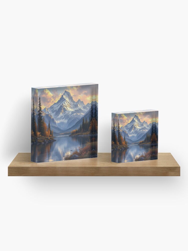Thumbnail 4 of 5, Acrylic Block, Peaceful and Calm designed and sold by LenCarol.