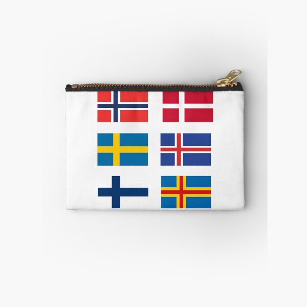 Item preview, Europe scandinavian country flag pack of 6 ,pack no.1 designed and sold by Tinybluebird.