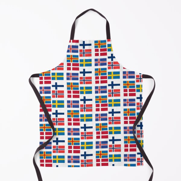 Item preview, Europe scandinavian country flag pack of 6 ,pack no.1 designed and sold by Tinybluebird.