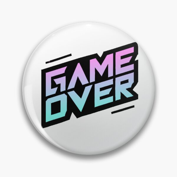 Item preview, GAME OVER black-pink designed and sold by II0FU5.