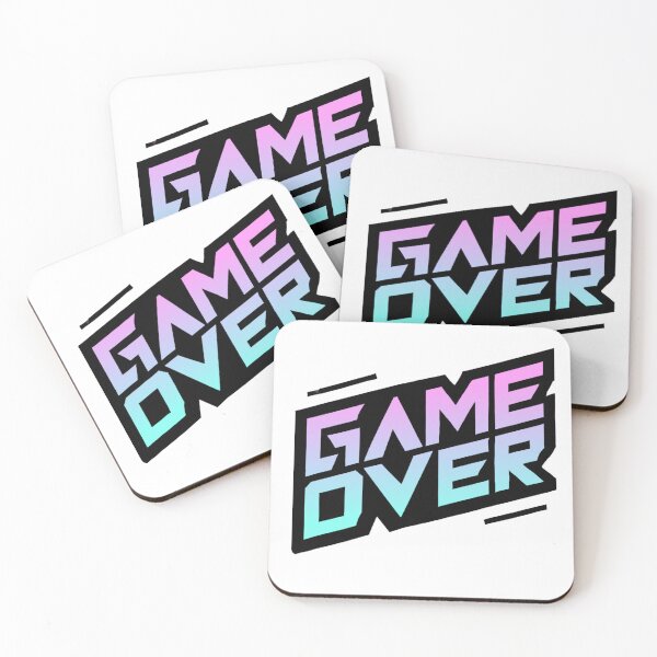 Item preview, GAME OVER black-pink designed and sold by II0FU5.