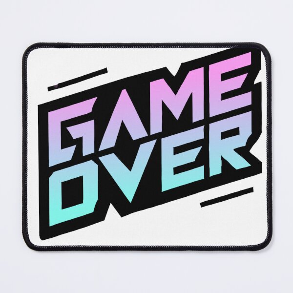 Item preview, GAME OVER black-pink designed and sold by II0FU5.