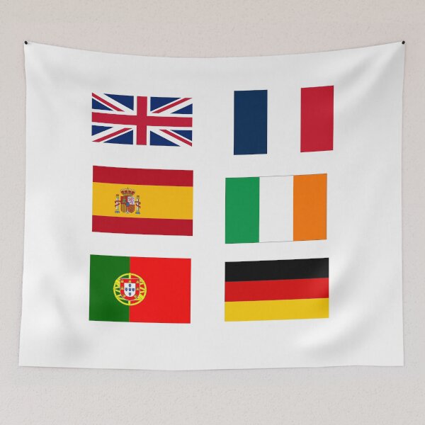 Item preview, Europe country flag pack of 6 ,pack no.2 designed and sold by Tinybluebird.