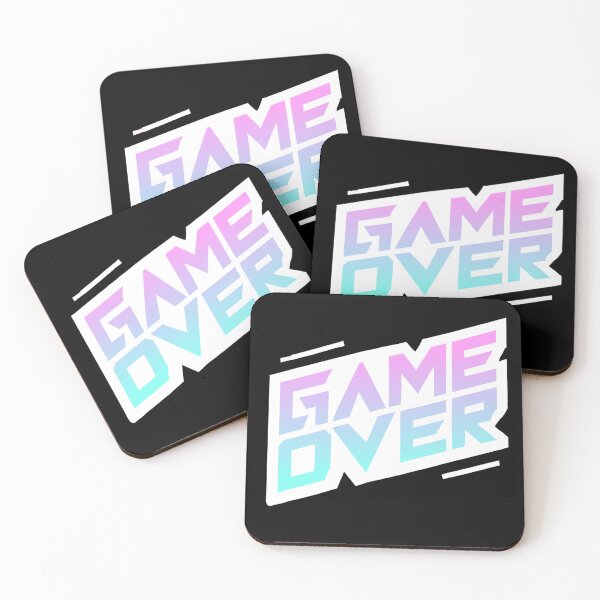 Item preview, GAME OVER white-pink designed and sold by II0FU5.