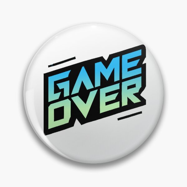 Item preview, GAME OVER black-blue designed and sold by II0FU5.