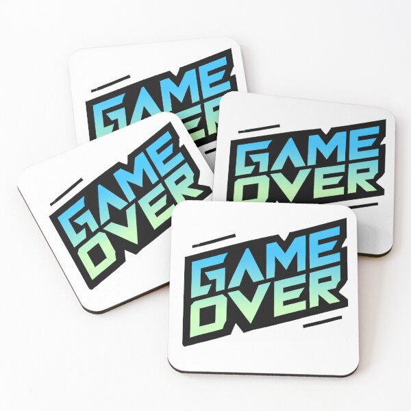 Item preview, GAME OVER black-blue designed and sold by II0FU5.