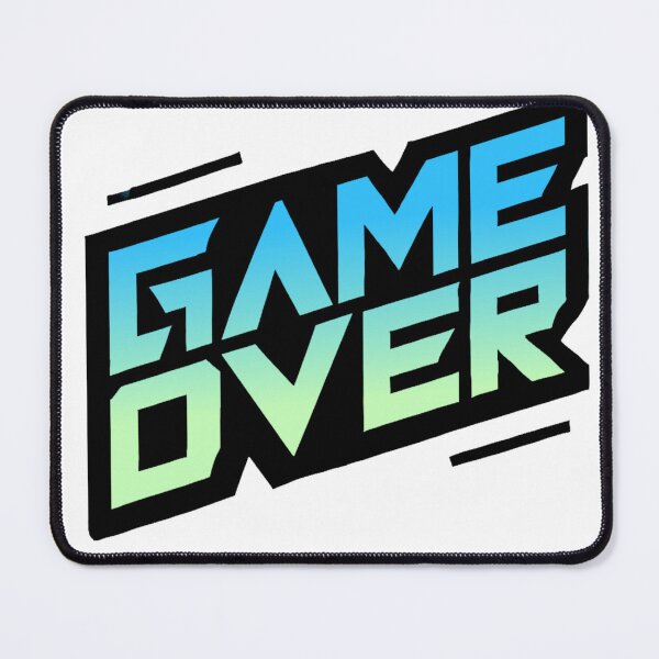Item preview, GAME OVER black-blue designed and sold by II0FU5.