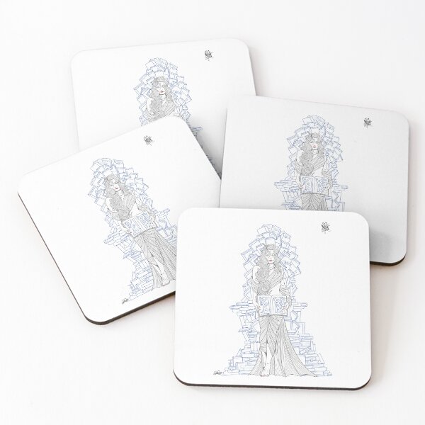Item preview, Beautiful girl with books designed and sold by ArtofSayankan.