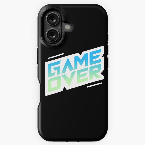 Item preview, GAME OVER white-blue designed and sold by II0FU5.