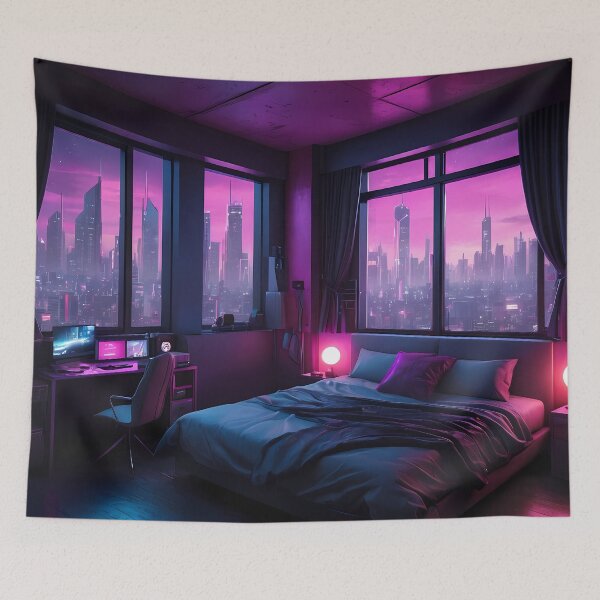 Item preview, Cyberpunk Bedroom designed and sold by papi1998.