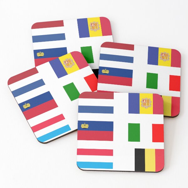 Item preview, Europe country flag pack of 6 ,pack no.3 designed and sold by Tinybluebird.