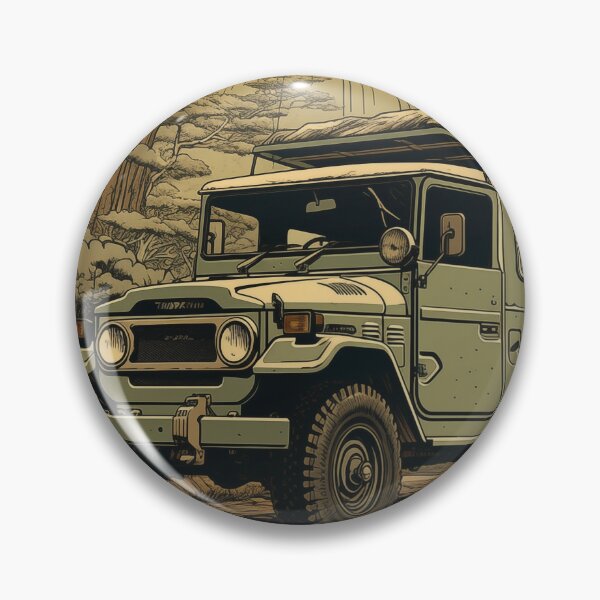 Item preview, Classic Toyota Land Cruiser FJ-40 designed and sold by StickeryPickery.