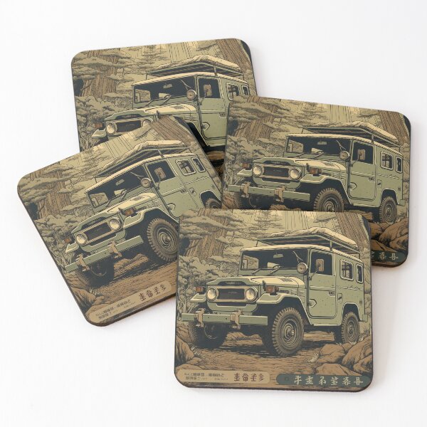 Item preview, Classic Toyota Land Cruiser FJ-40 designed and sold by StickeryPickery.