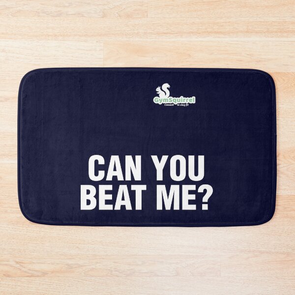 Item preview, Gym Squirrel Can You Beat Me white lettering (black also available) designed and sold by DJVYEATES.
