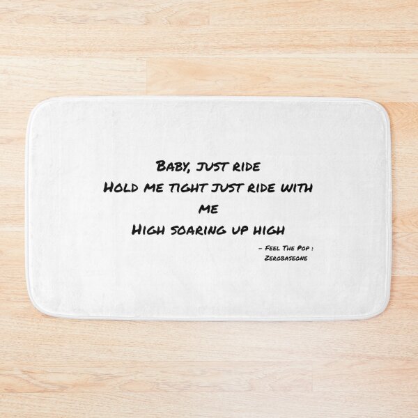 Item preview, Feel The Pop By Zerobaseone Lyrics designed and sold by ArtRaftPro.