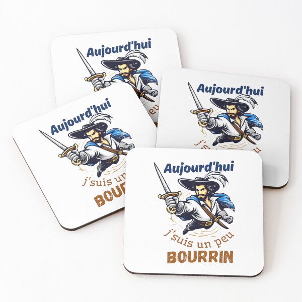 Item preview, Aujourd'hui, Noir Bourrin, Ciel Bleu designed and sold by SplashTastic.
